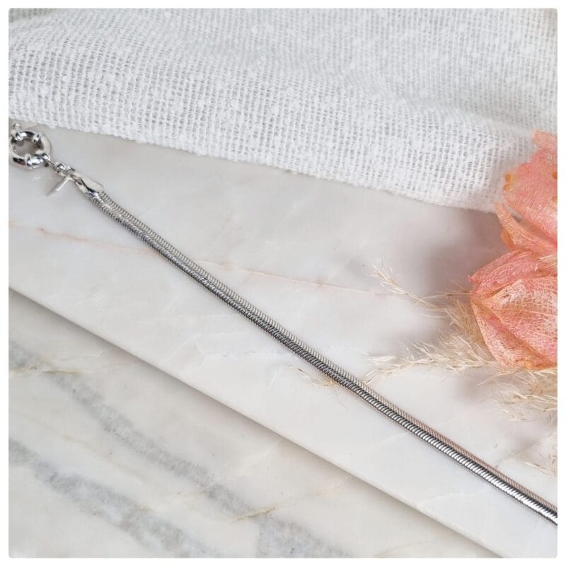 Tornozeleira ródio esteira