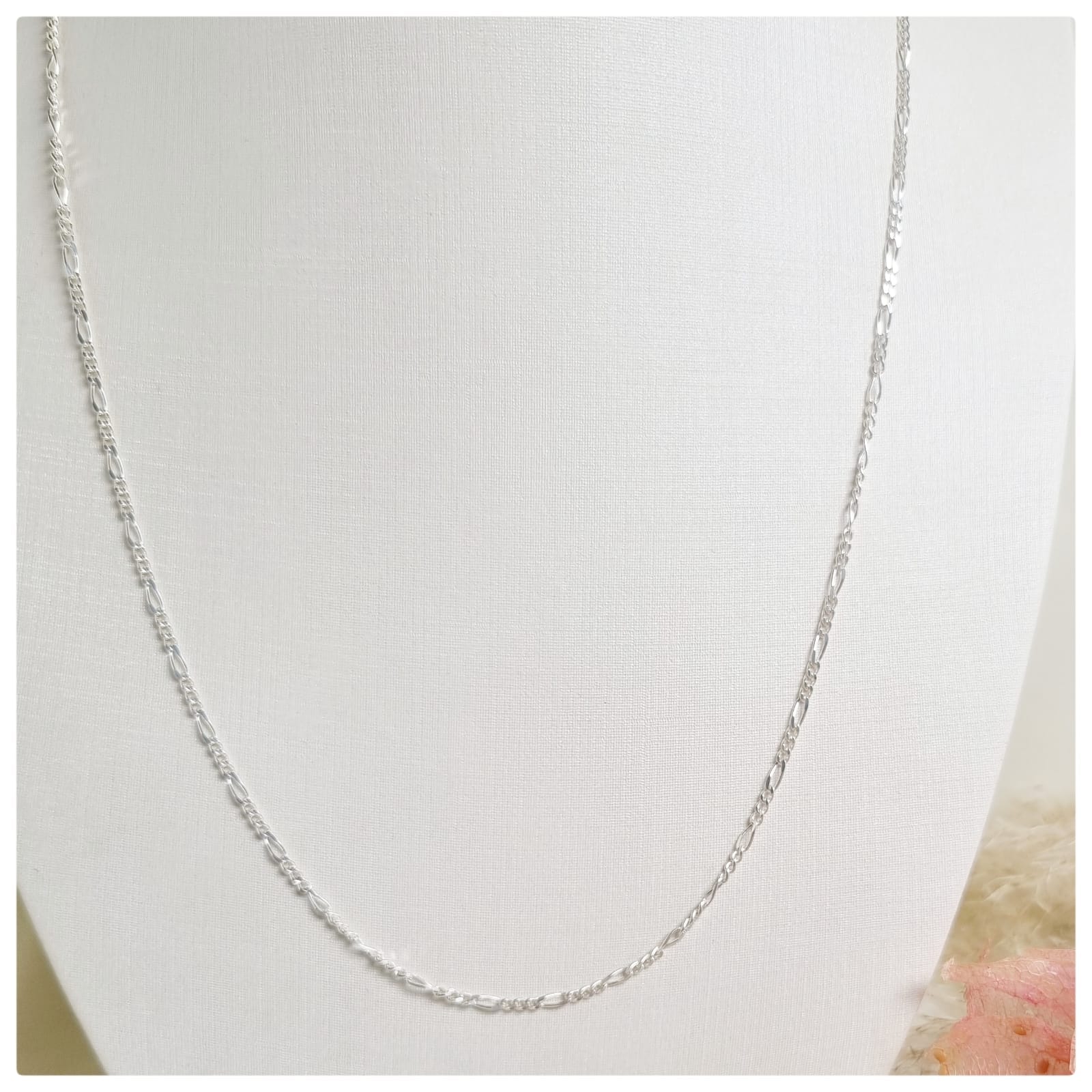 Corrente prata 925 masculina malha 3X1