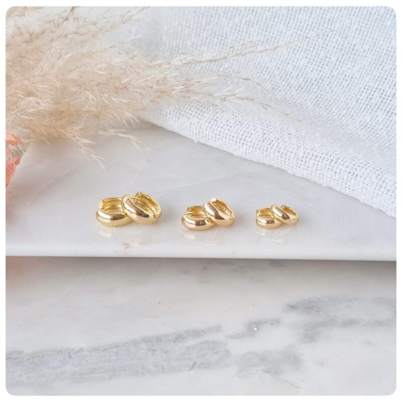 Trio banho dourado orgânico