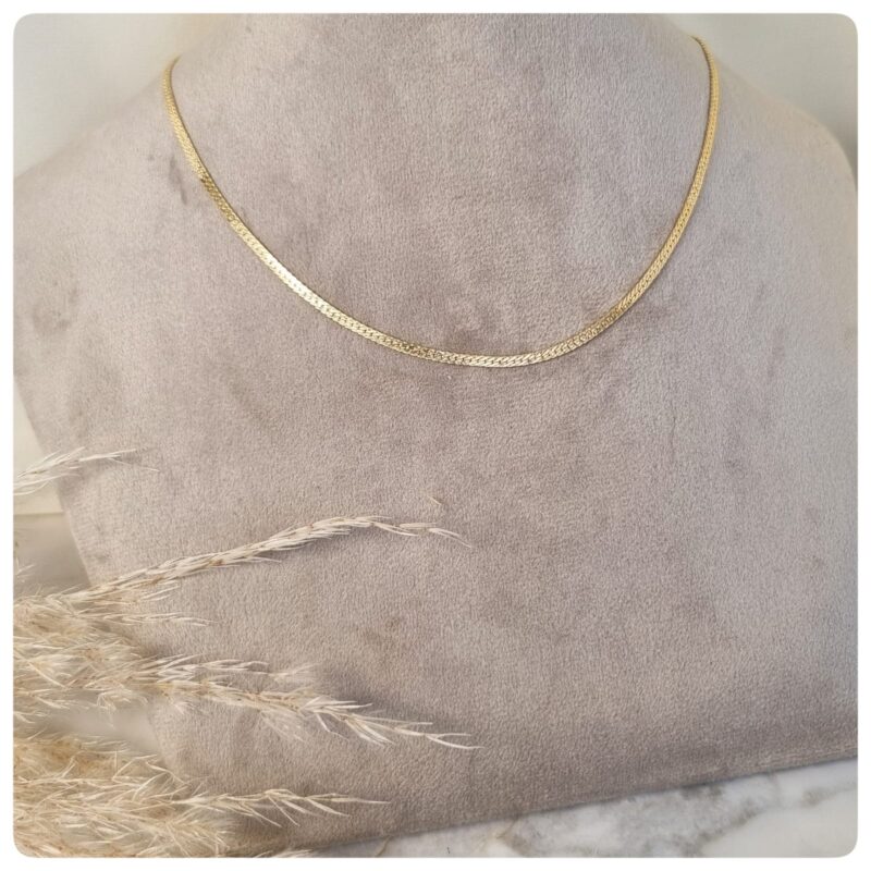 Choker dourada delicada